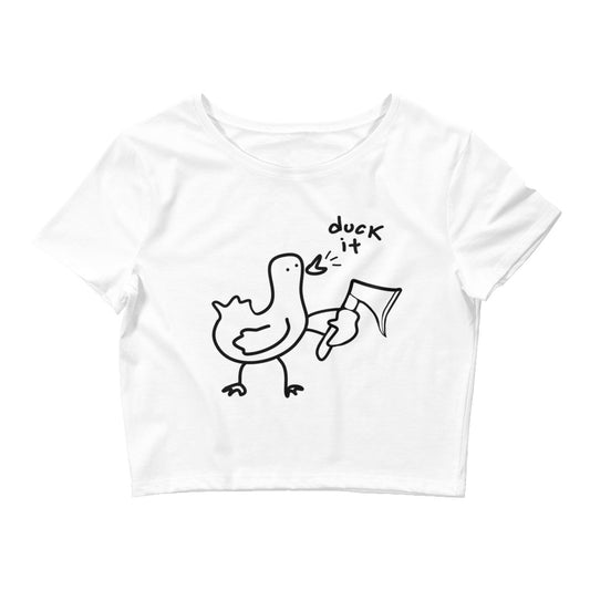 Duck It Crop Tee