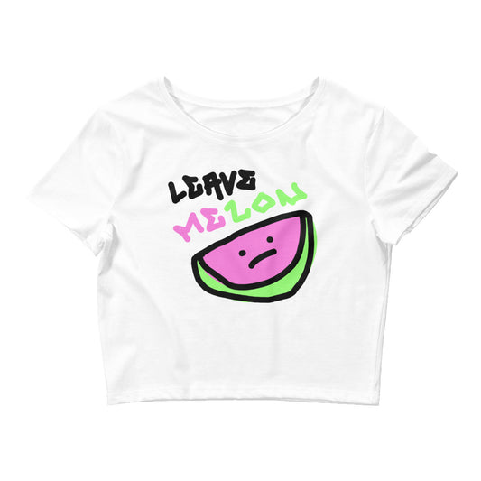 Leave MeLon Crop Tee