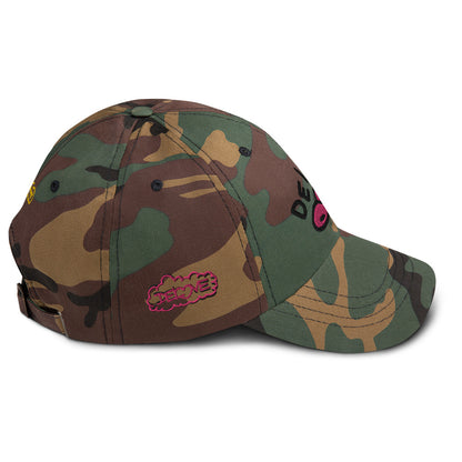 DE<3 Dad Hat (Camo)