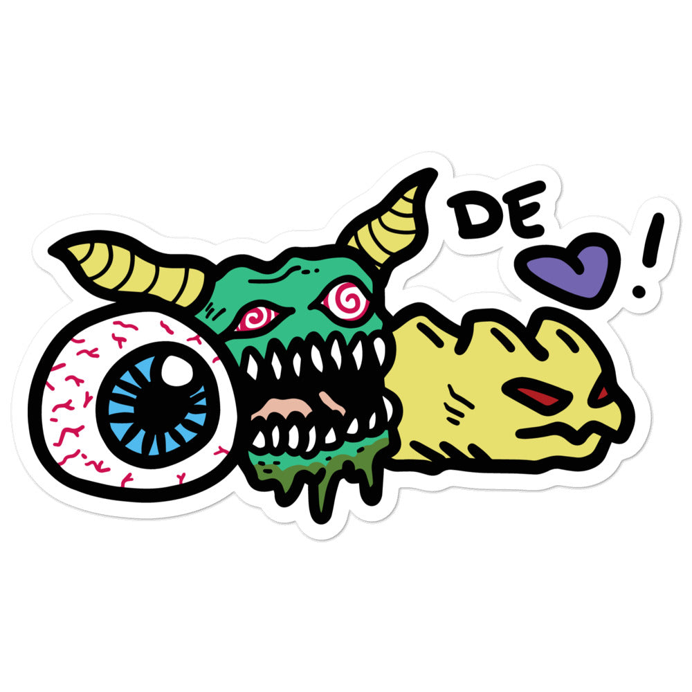 DE<3 Monsters sticker