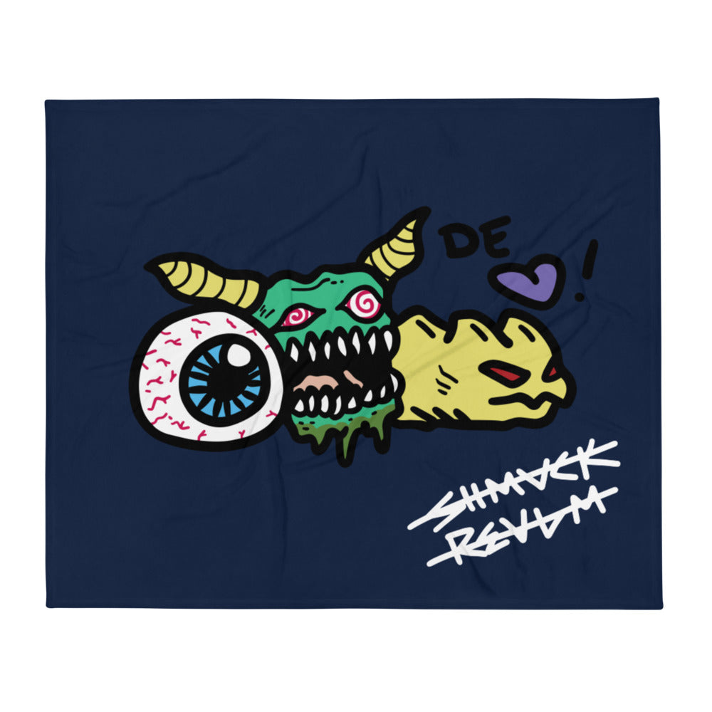 DE<3 Monsters Throw Blanket