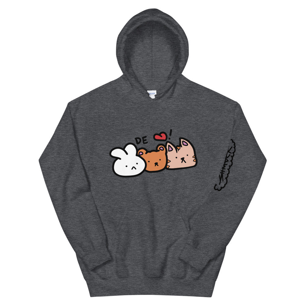 DE<3 Animal Pals Hoodie