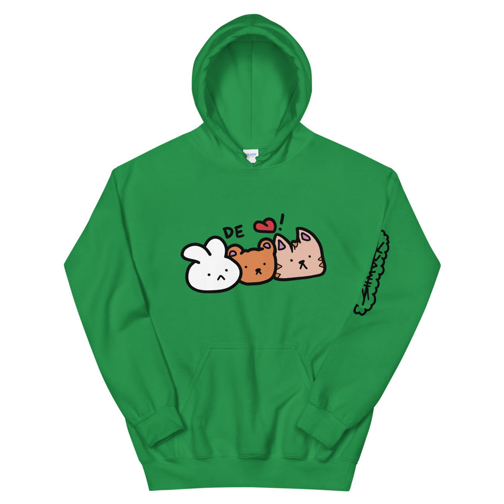 DE<3 Animal Pals Hoodie