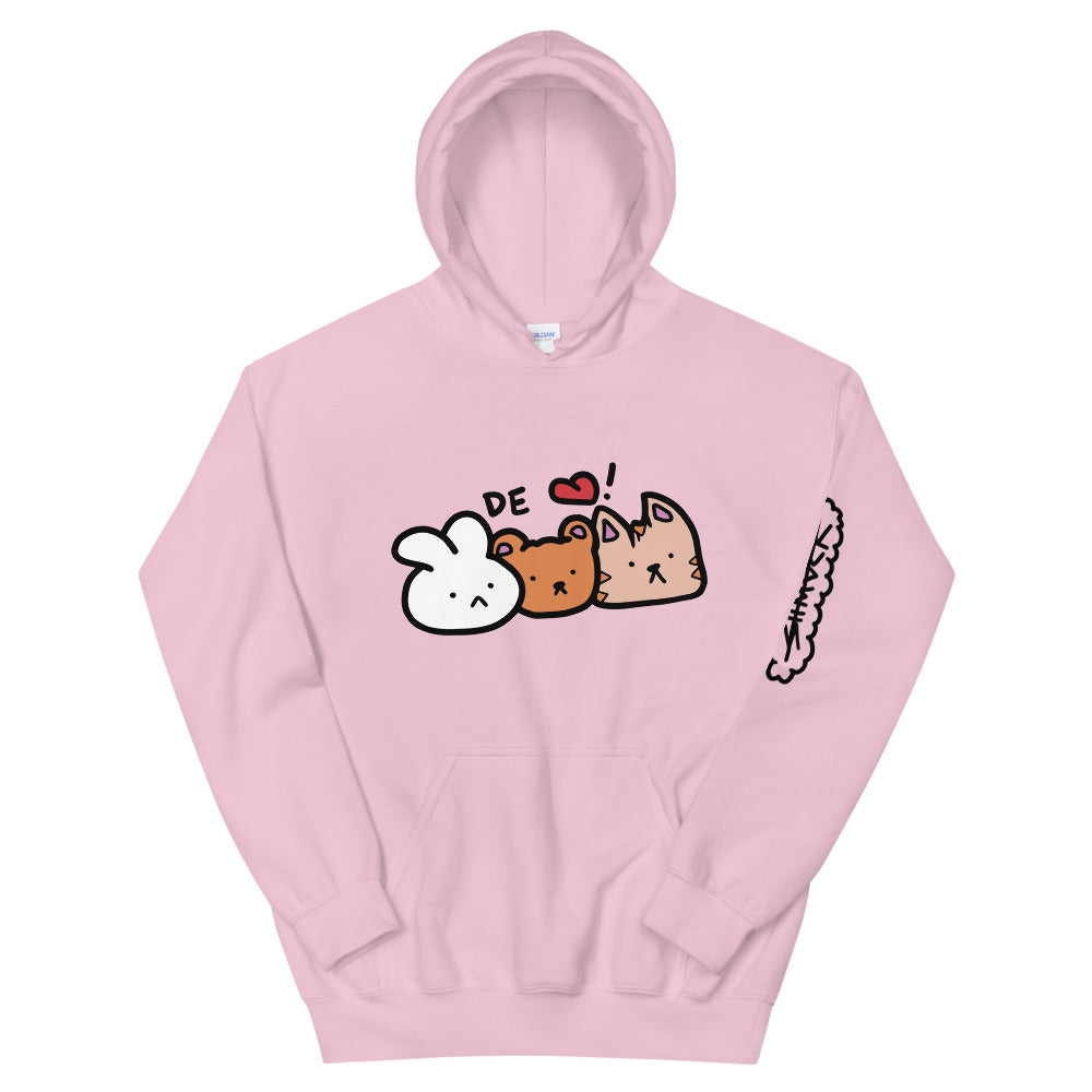 DE<3 Animal Pals Hoodie