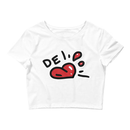 DE<3 Crop Tee